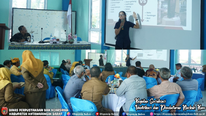 Lestarikan Warisan Budaya, Dispursip Kobar Sosialisasikan Identifikasi Naskah Kuno