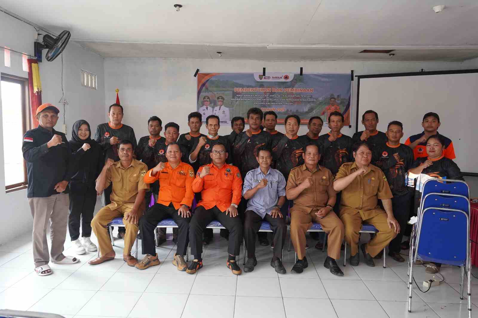 Wujudkan Kalteng Bebas Kabut Asap Tahun 2025, BPBD Prov. Kalteng Bentuk dan Bina Masyarakat Peduli Api di Gunung Mas