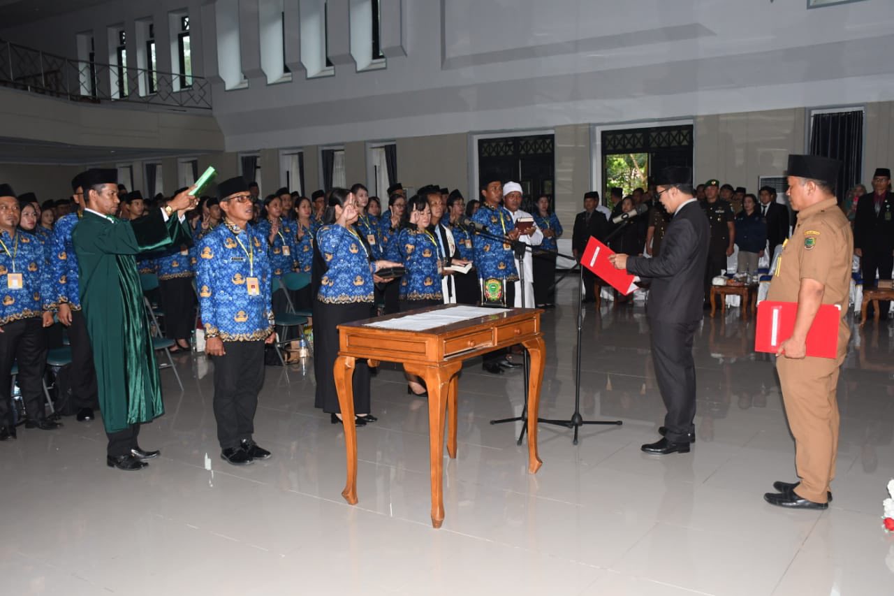 Bupati Pulang Pisau Lantik PPPK Tahap I