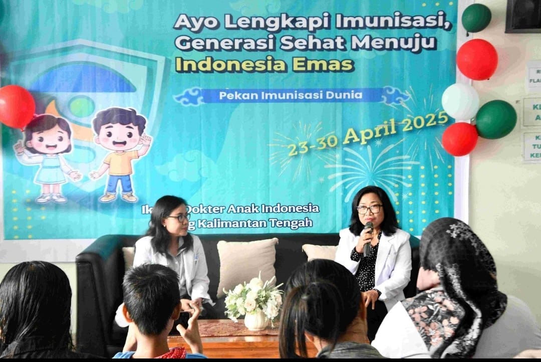 RSUD dr. Doris Sylvanus Selenggarakan Talkshow Pekan Imunisasi Dunia Bersama IDAI