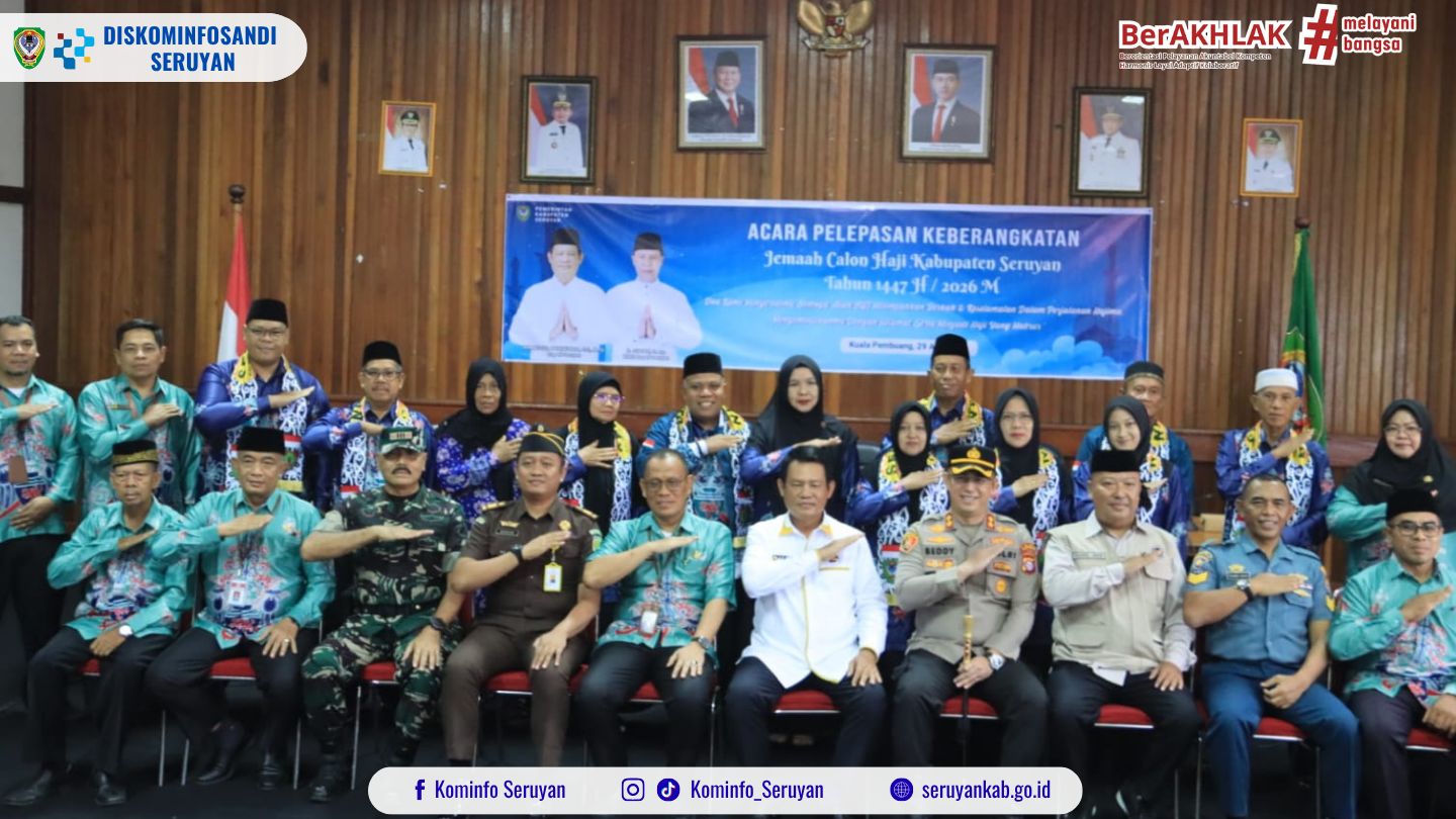Bupati Seruyan Lepas Jemaah Calon Haji 1447 H/2026 M
