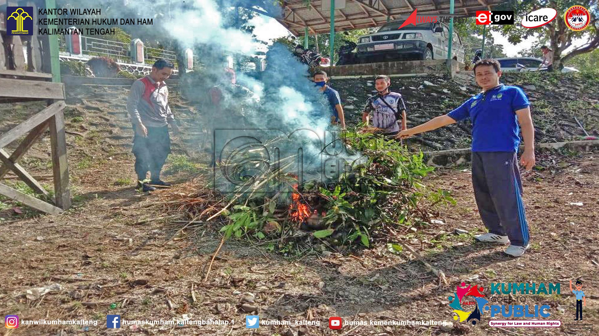 Sabtu Bersih, Rutinitas Petugas Lapas Muara Teweh