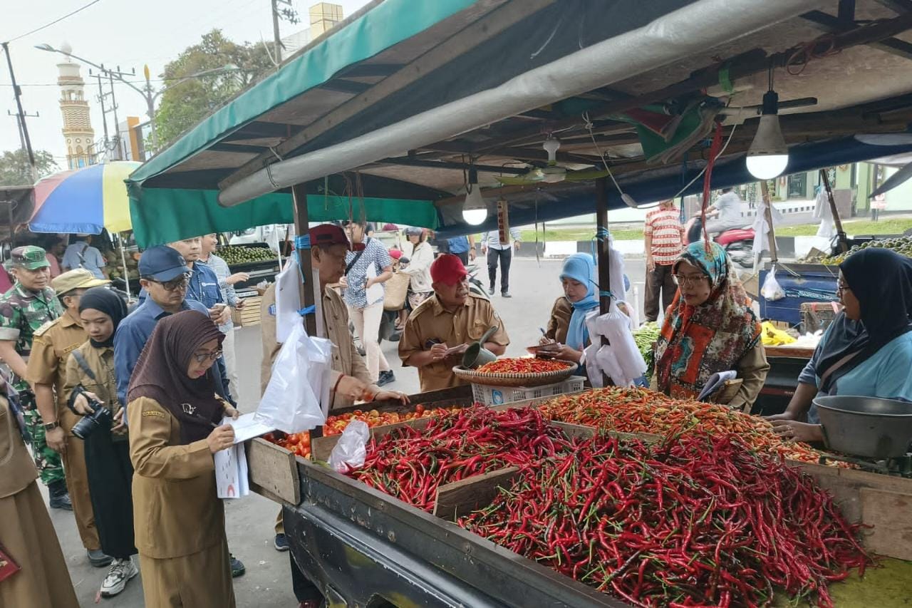 Jaga Stabilisasi Pasokan dan Harga Pangan Jelang Iduladha 1444 H, Satgas Pangan bersama TPID Prov. Kalteng Lakukan Pemantauan