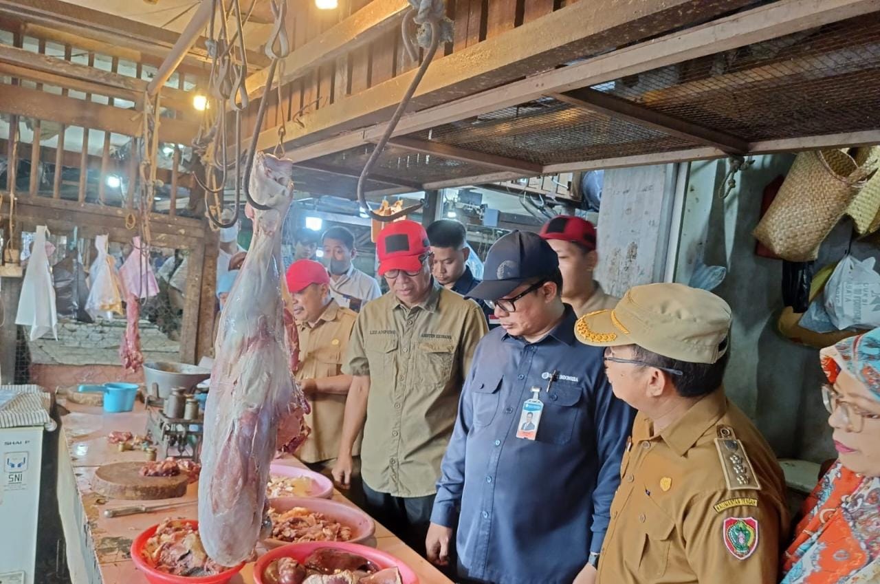 Jaga Stabilisasi Pasokan dan Harga Pangan Jelang Iduladha 1444 H, Satgas Pangan bersama TPID Prov. Kalteng Lakukan Pemantauan