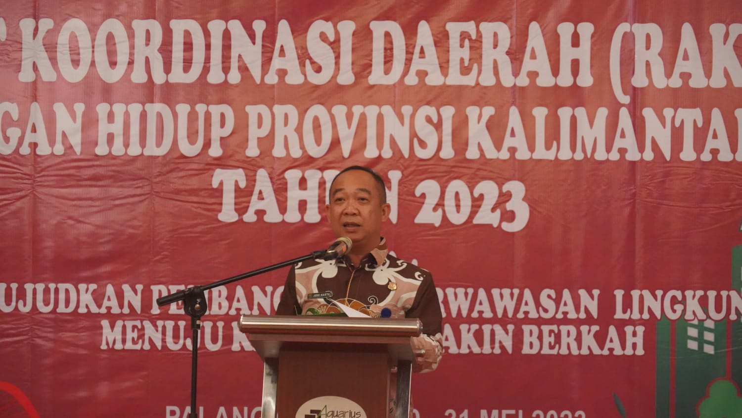 Tekankan Langkah dan Upaya Penurunan Emisi GRK, Sekda Nuryakin Buka Rakorda Lingkungan Hidup Prov Kalteng Tahun 2023
