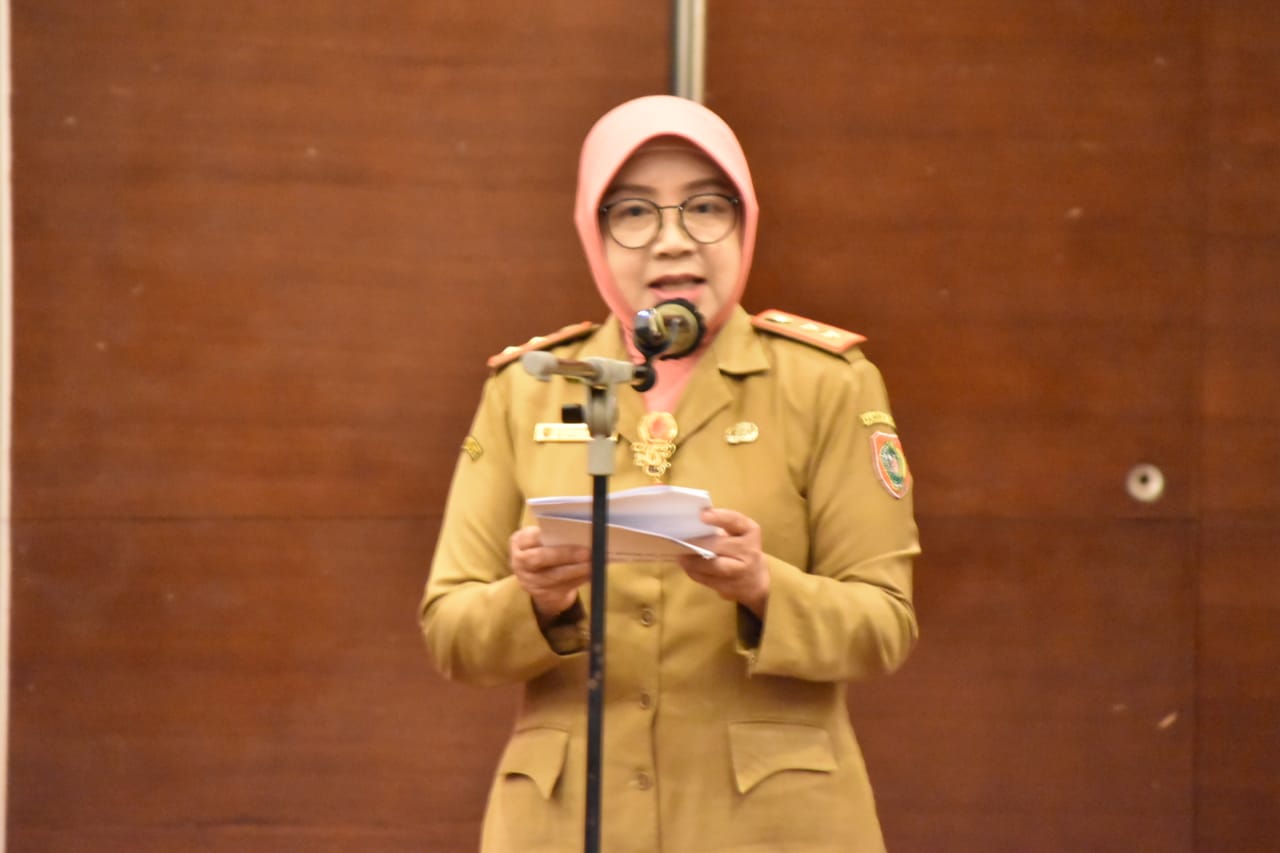 Kepala Disdagperin Aster Bonawaty Buka Sosialisasi Sistem Informasi Industri Nasional 