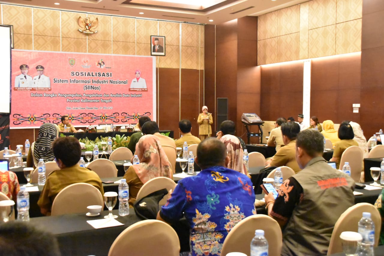 Kepala Disdagperin Aster Bonawaty Buka Sosialisasi Sistem Informasi Industri Nasional 