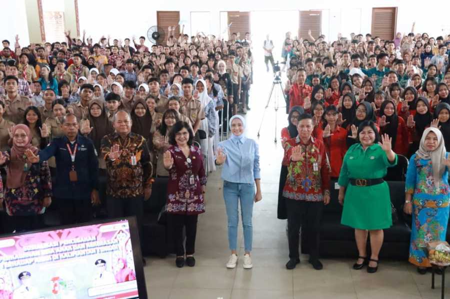 Dihadiri 450 Pelajar SMP/SMA Sederajat, DP3APPKB Gelar Sosialisasi Pencegahan Perkawinan Usia Anak dan Kekerasan Terhadap Anak di Kalimantan Tengah