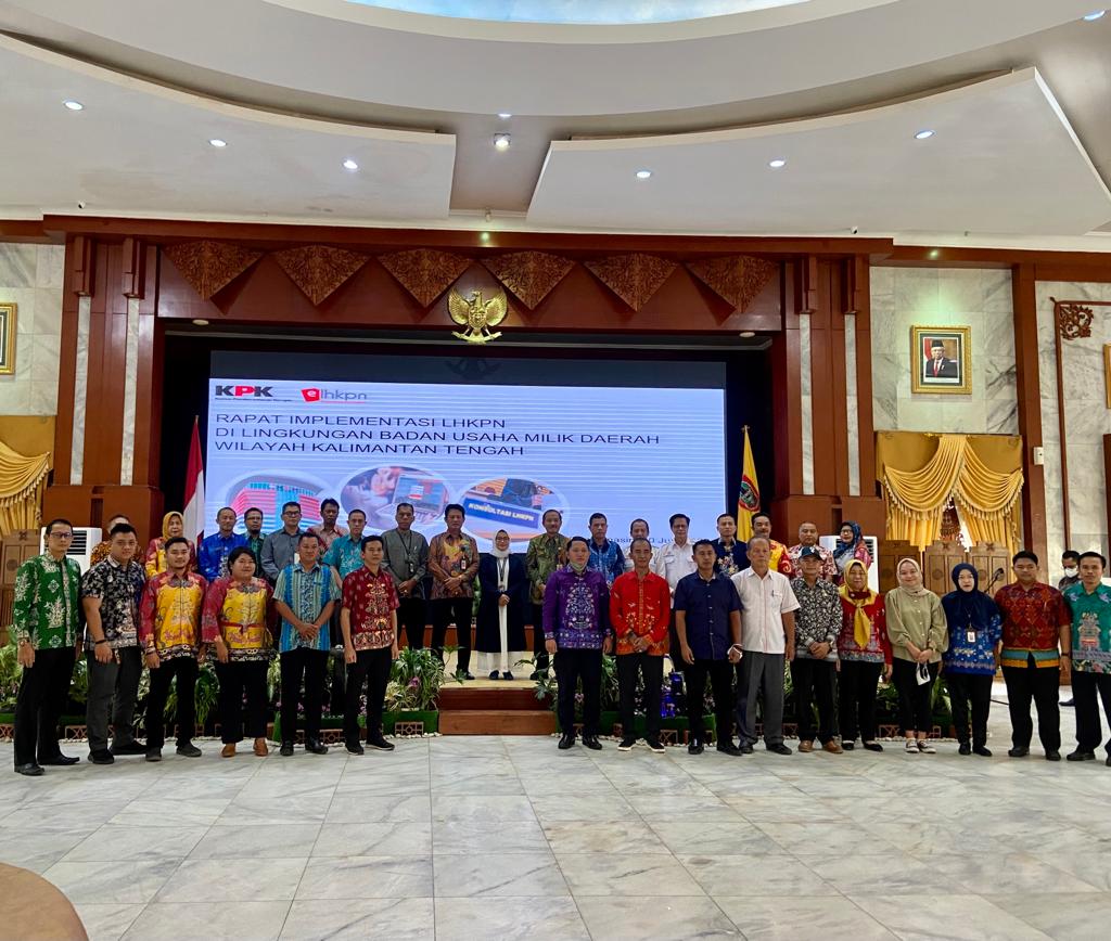 Inspektur Kalteng Buka Rapat Implementasi LHKPN BUMD Tahun 2022