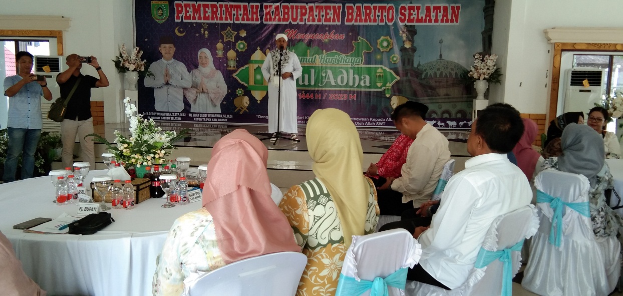 Pj. Bupati Barsel Gelar Silaturahmi Iduladha 1444 H 