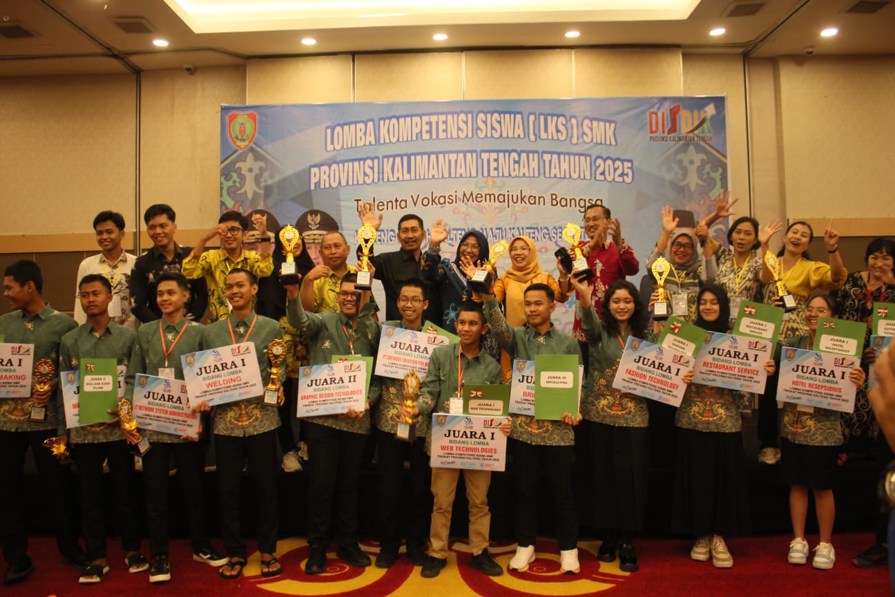 ‎Siswa SMKN 1 Palangka Raya Borong Juara di LKS SMK Tingkat Provinsi Kalteng 2025