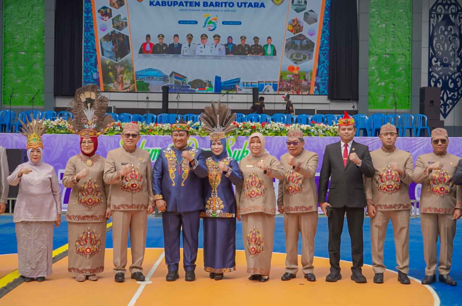 Hari Jadi ke-75 Barito Utara, Wagub Edy Pratowo Tekankan Persatuan dan Pemerataan Pembangunan