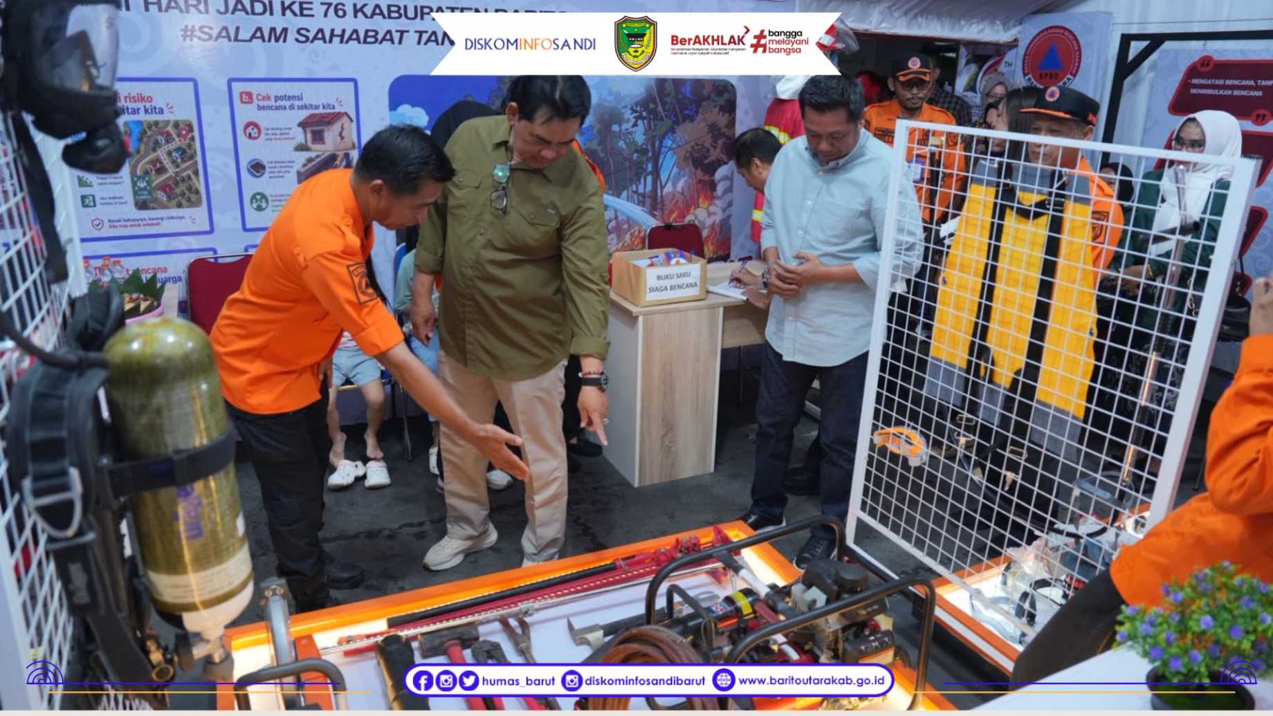 Tinjau Stan BATARA Expo 2026, Bupati Barito Utara  Dorong Promosi Produk Lokal dan Inovasi Daerah
