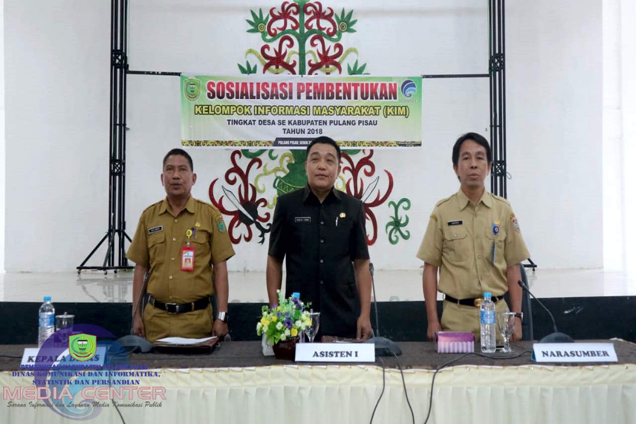 Diskominfo Pulang Pisau Gelar Sosialisasi Pembentukan KIM