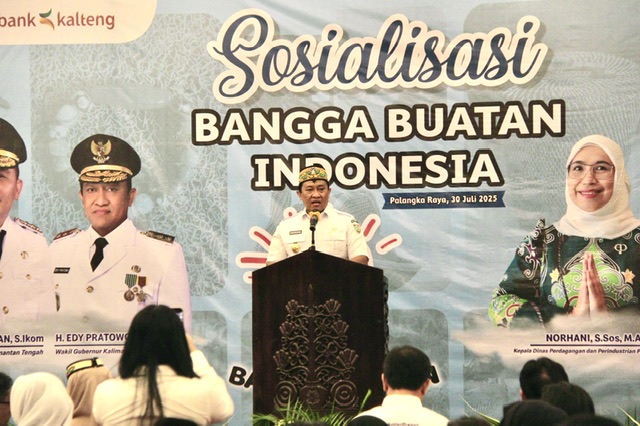 Buka Sosialisasi BBI 2025, Wagub Kalteng Dorong Kemandirian Ekonomi Lewat Produk Lokal