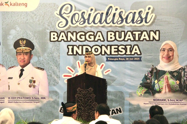 Buka Sosialisasi BBI 2025, Wagub Kalteng Dorong Kemandirian Ekonomi Lewat Produk Lokal