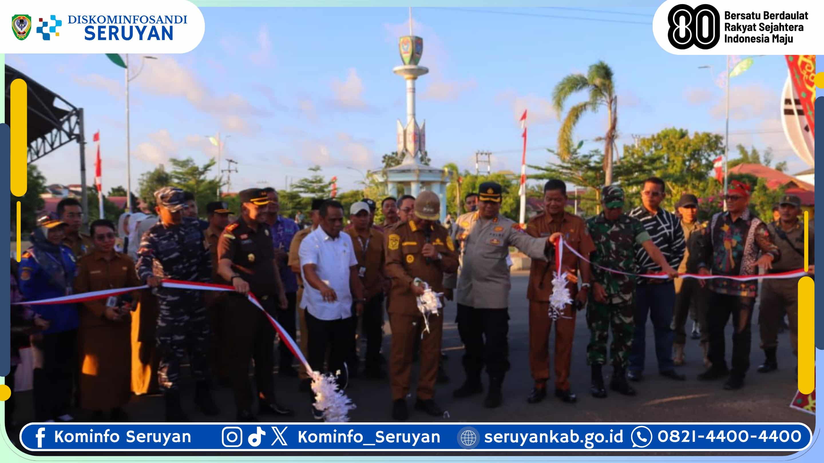 Meriahkan HUT Ke-23 Kabupaten Seruyan, Pemkab Gelar Festival UMKM