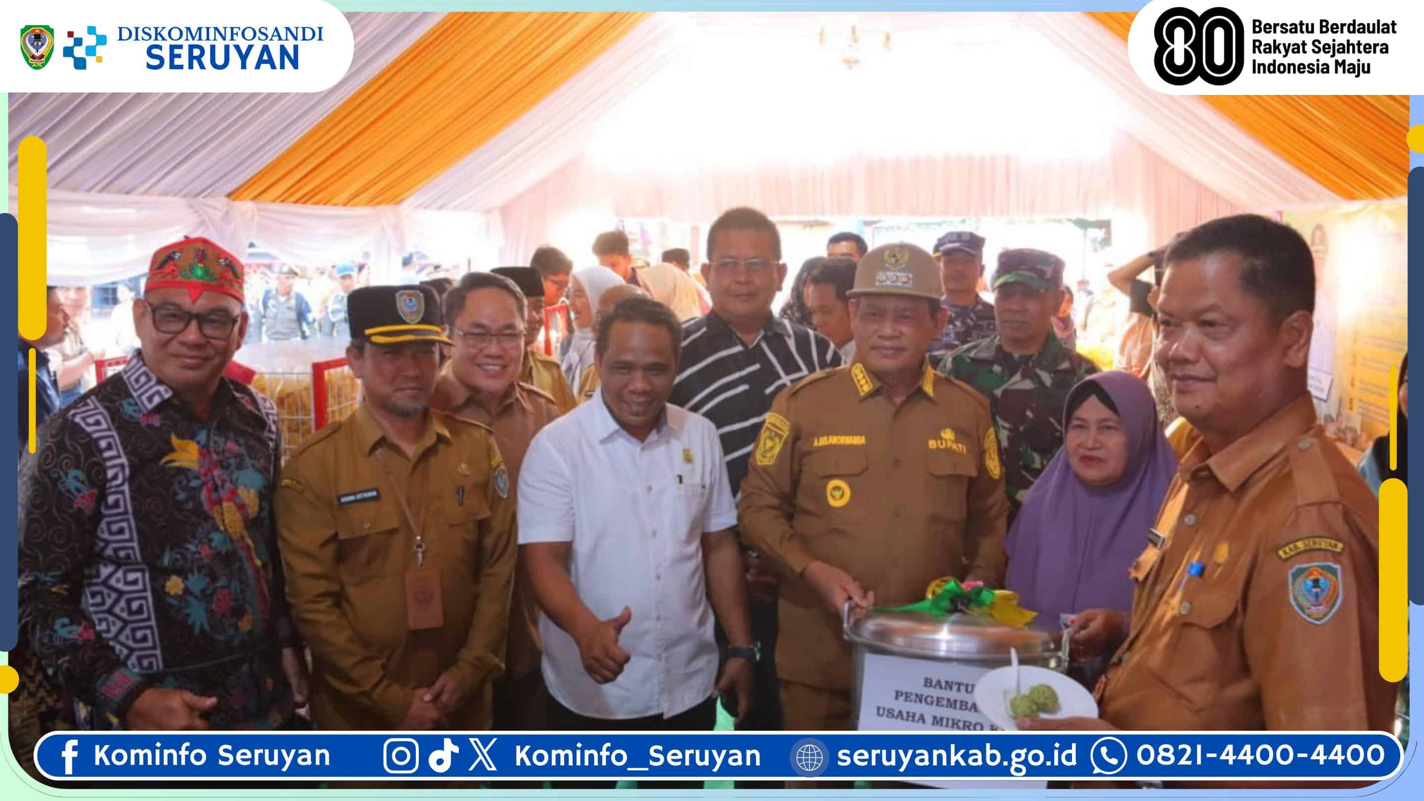 Meriahkan HUT Ke-23 Kabupaten Seruyan, Pemkab Gelar Festival UMKM