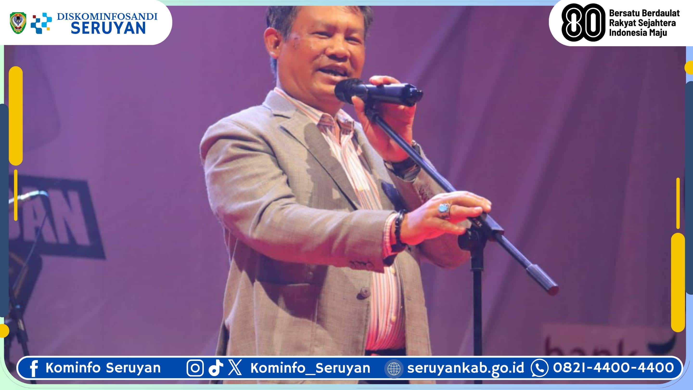 Hiburan Rakyat Semarakkan Puncak HUT Kabupaten Seruyan Ke-23