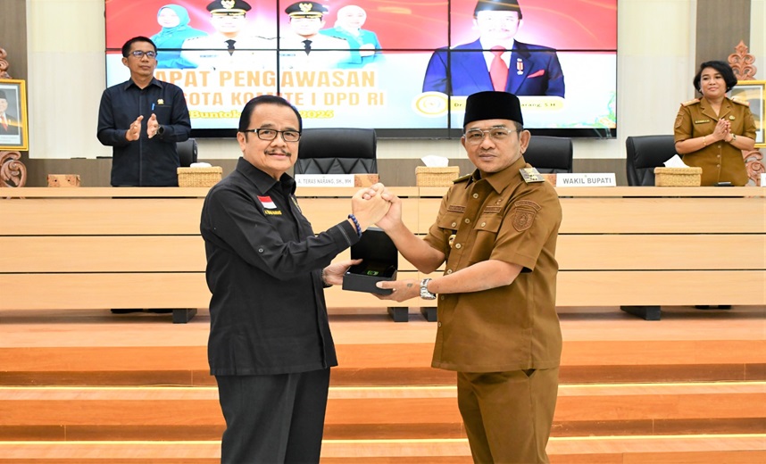 Wakil Bupati Barito Selatan Hadiri Rapat Pengawasan Komite I DPD RI