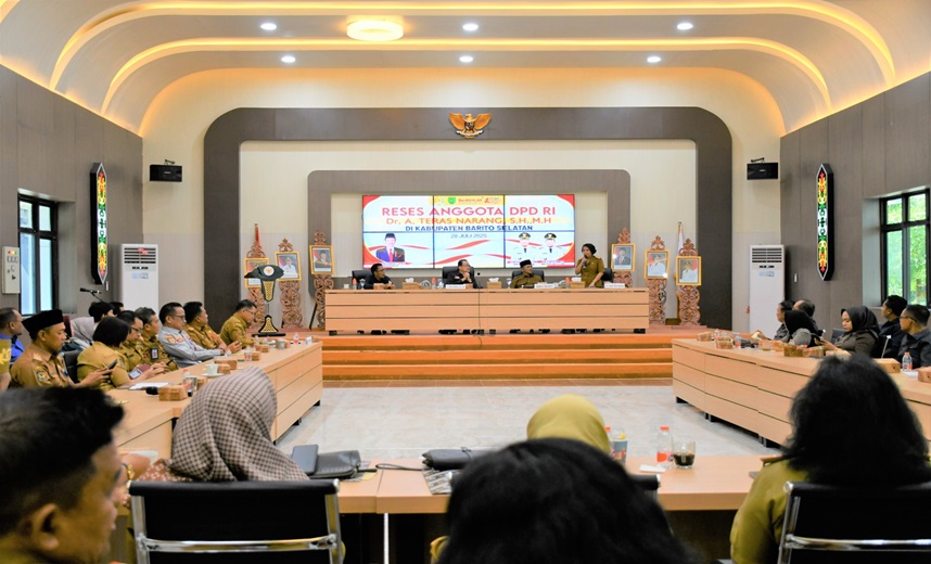 Wakil Bupati Barito Selatan Hadiri Rapat Pengawasan Komite I DPD RI