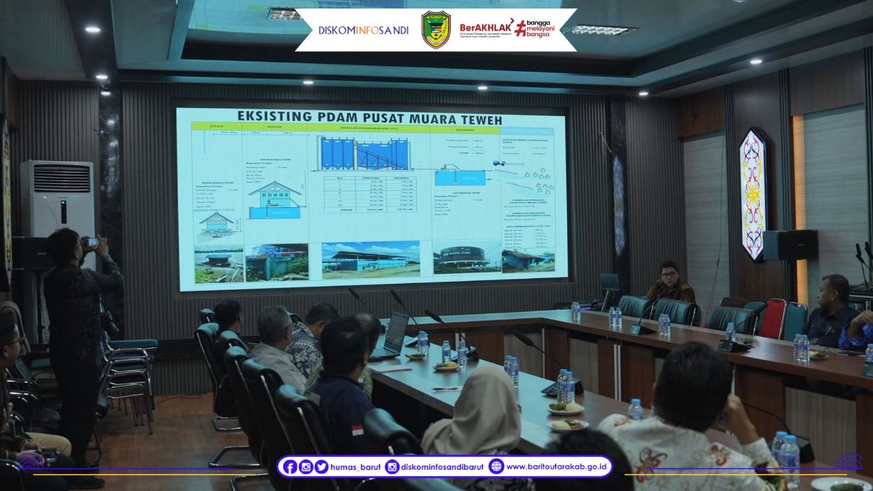 Pimpin Rakor SPAM PDAM, Bupati Barut Komitmen Benahi Jaringan Rusak