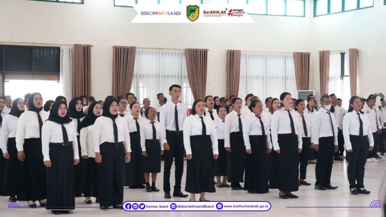 Wakil Bupati Barito Utara Ambil Sumpah Janji Anggota BPD PAW 20 Desa