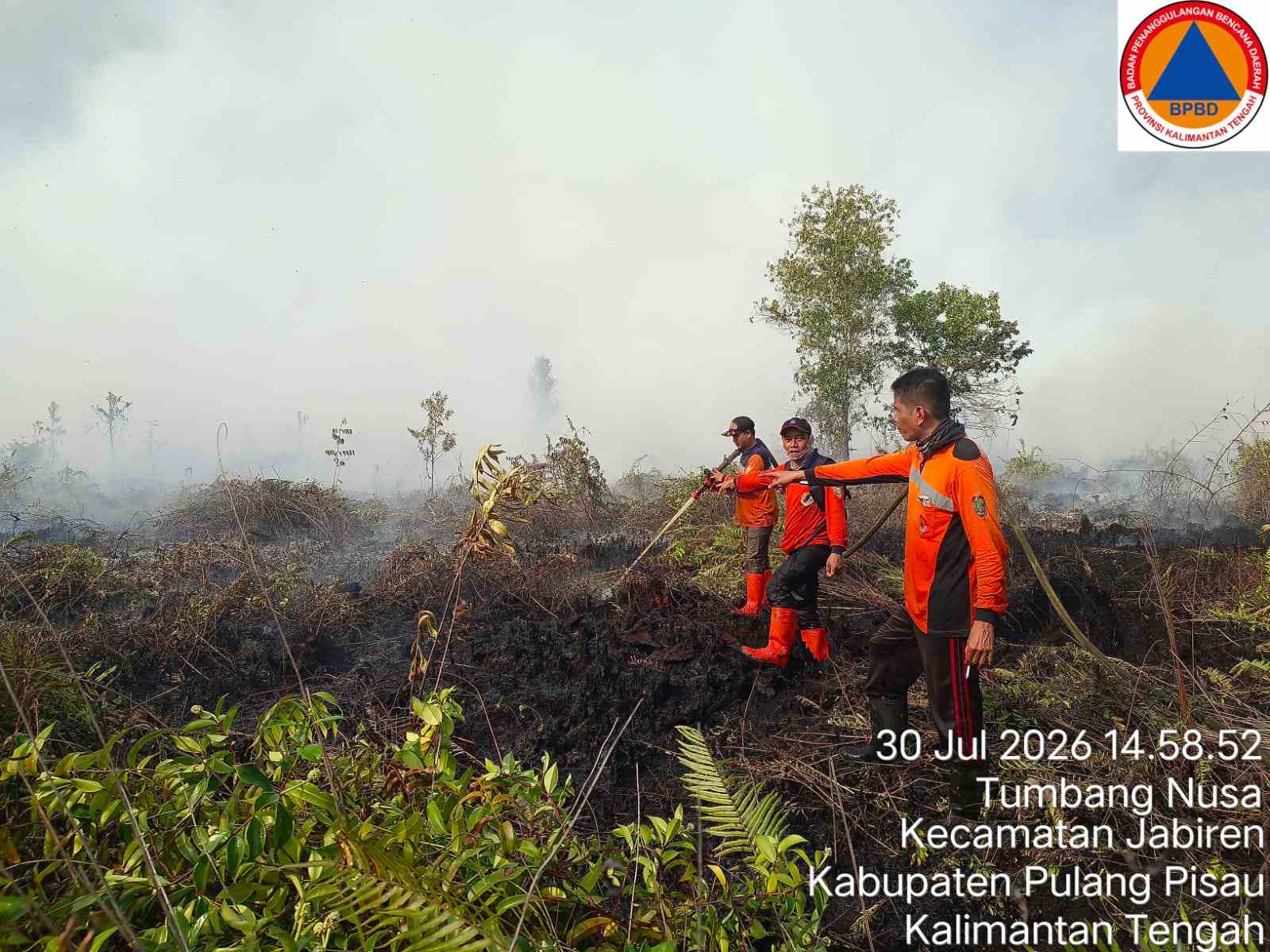 Upaya Pengendalian Karhutla di Kalteng Terus Diperkuat