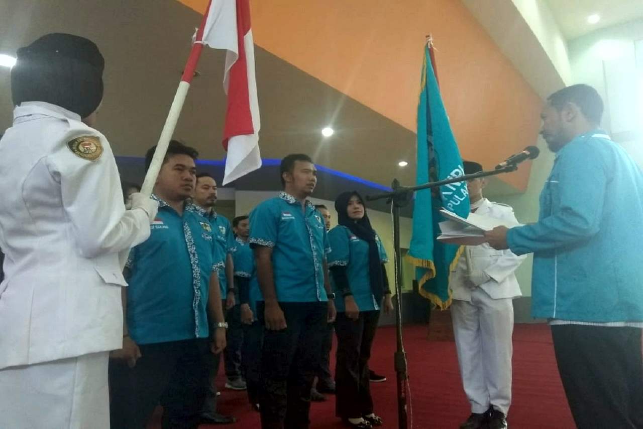 64 Orang Pengurus KNPI Pulang Pisau Masa Bakti 2017-2020 Resmi Dilantik