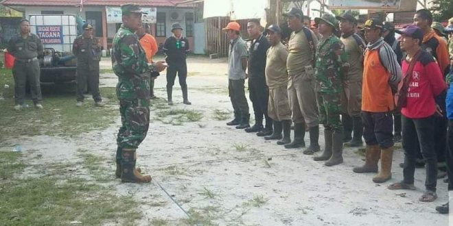 Satgas Karhutla Tuntaskan Pemadaman Di Jalan Soekarno