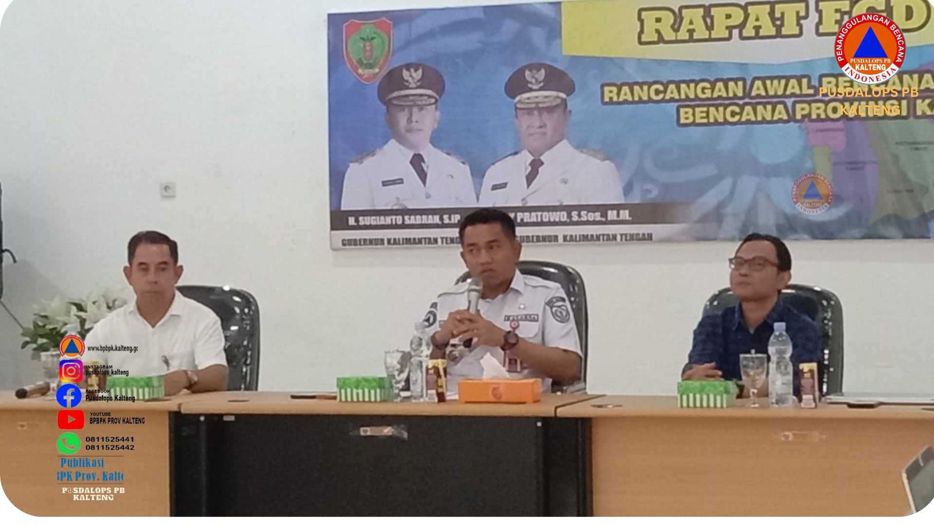 BPBPK Gelar FGD Rancangan Awal Rencana Penanggulangan Bencana Prov. Kalteng Tahun 2023