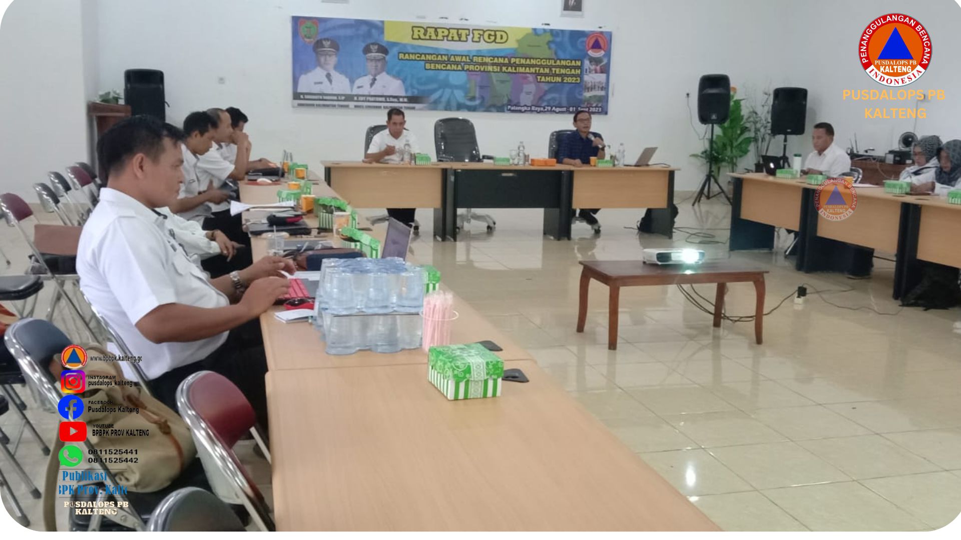 BPBPK Gelar FGD Rancangan Awal Rencana Penanggulangan Bencana Prov. Kalteng Tahun 2023