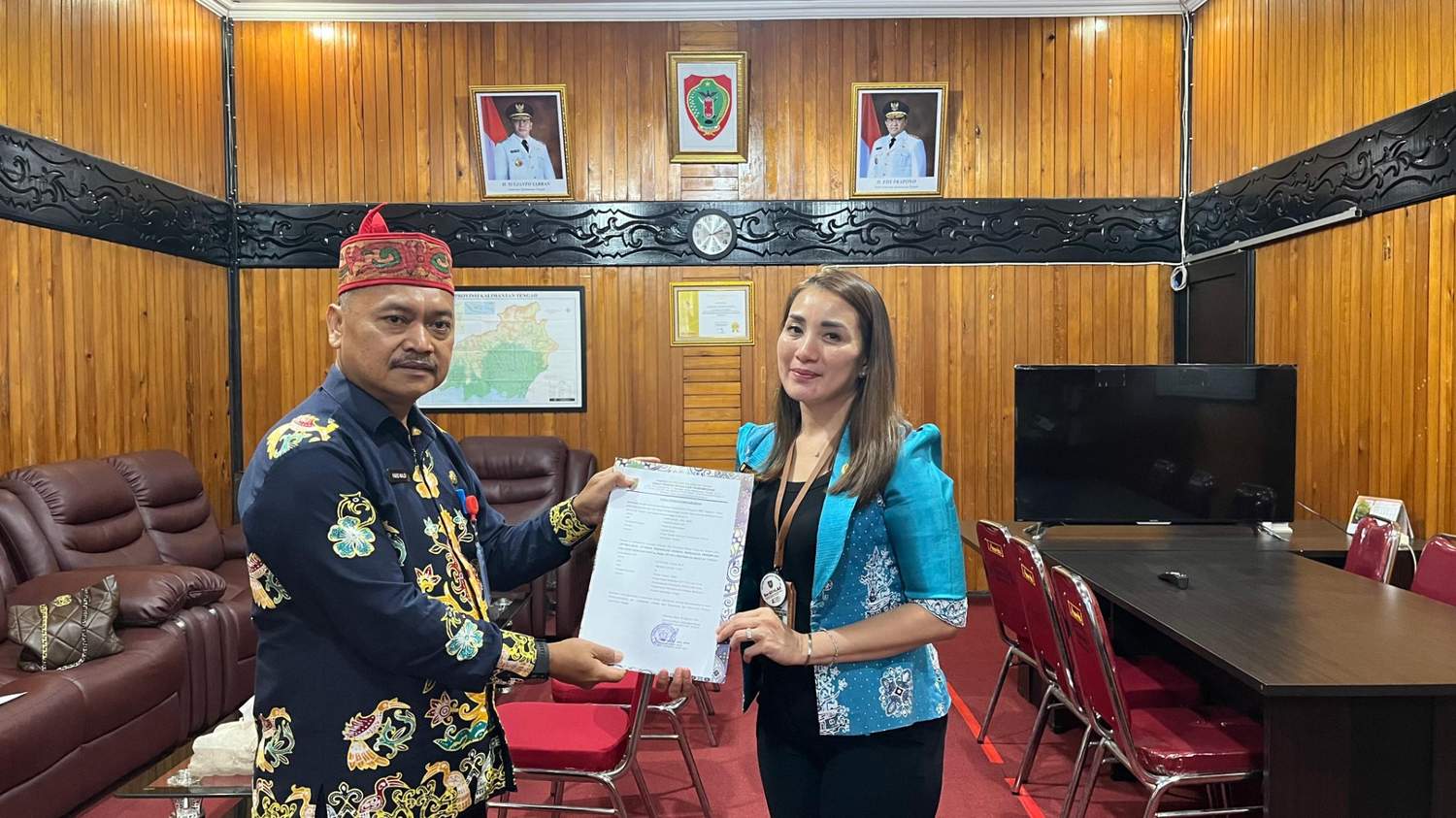 Kepala Disnakertrans Prov. Kalteng Dukung Aksi Perubahan Kinerja Organisasi Kasi Pengaduan UPT PPA DP3APPKB