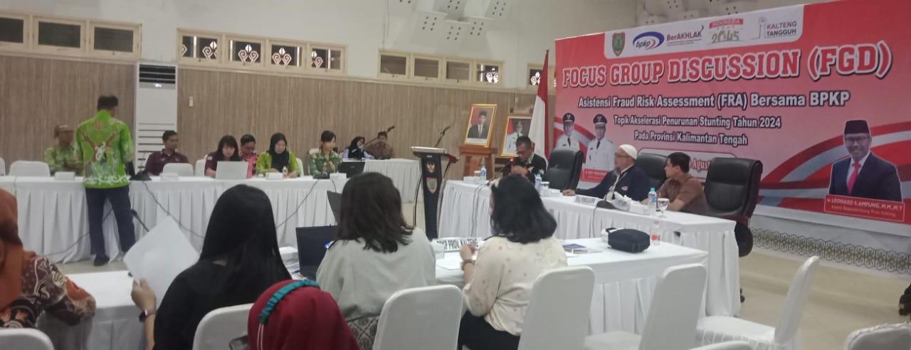 Dinas Hanpang Prov. Kalteng Ikuti FGD Asistensi Fraud Risk Assessment bersama BPKP