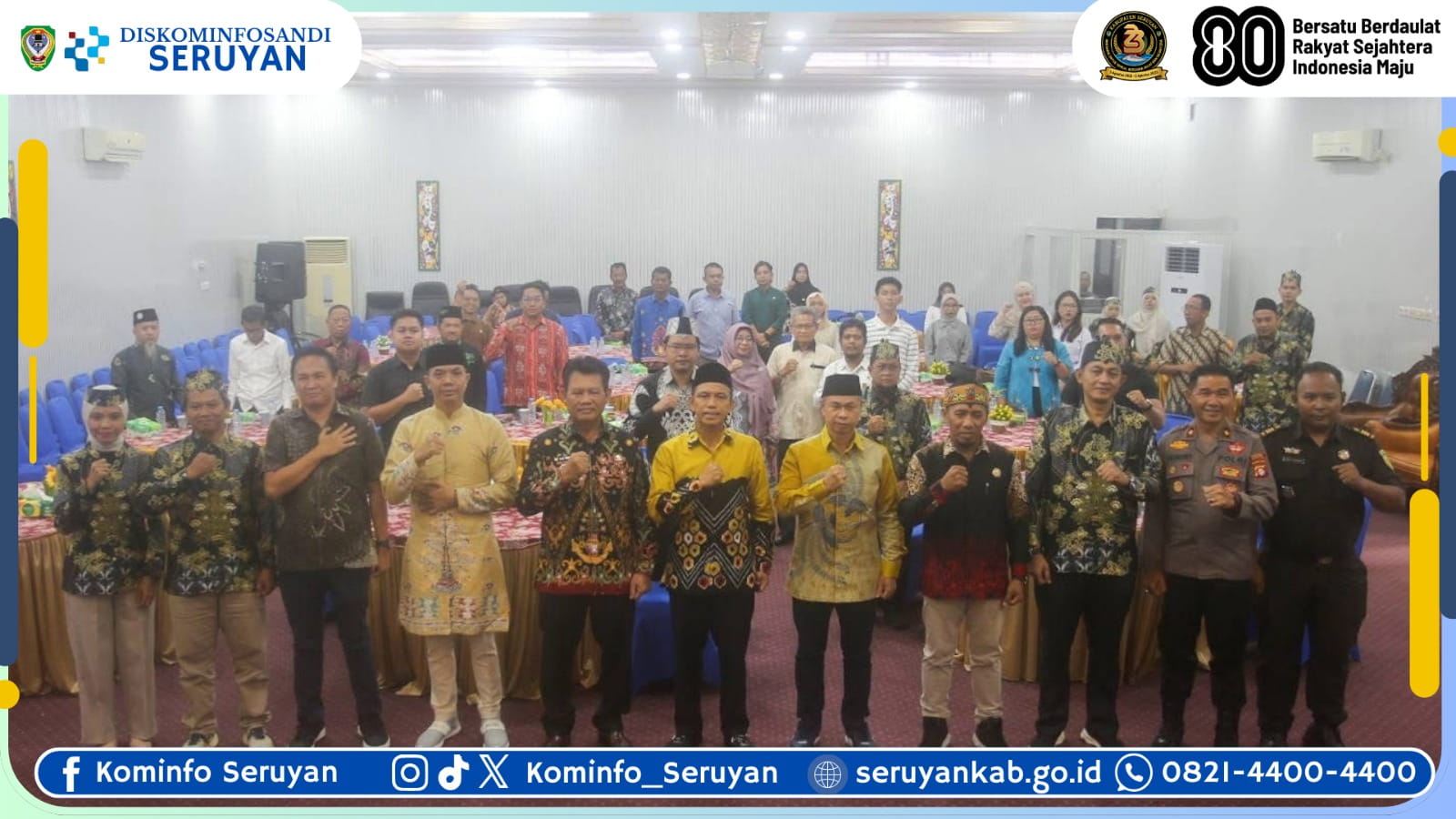 Bupati Seruyan Buka Rapat Fasilitasi Pembinaan dan Penguatan Kelembagaan Bawaslu Tahun 2025