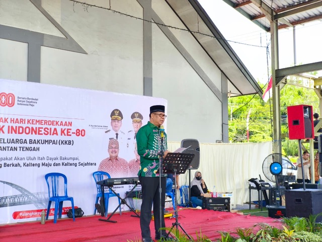 Gubernur Kalteng Apresiasi Kerukunan Keluarga Bakumpai, Tekankan Kebersamaan dan Pelestarian Budaya di Peringatan HUT RI ke-80