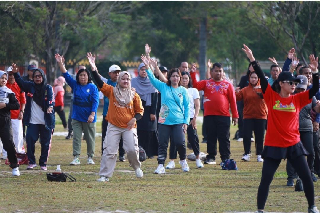 Pemprov Kalteng Ajak ASN Budayakan Olahraga Lewat Senam Pagi Bersama