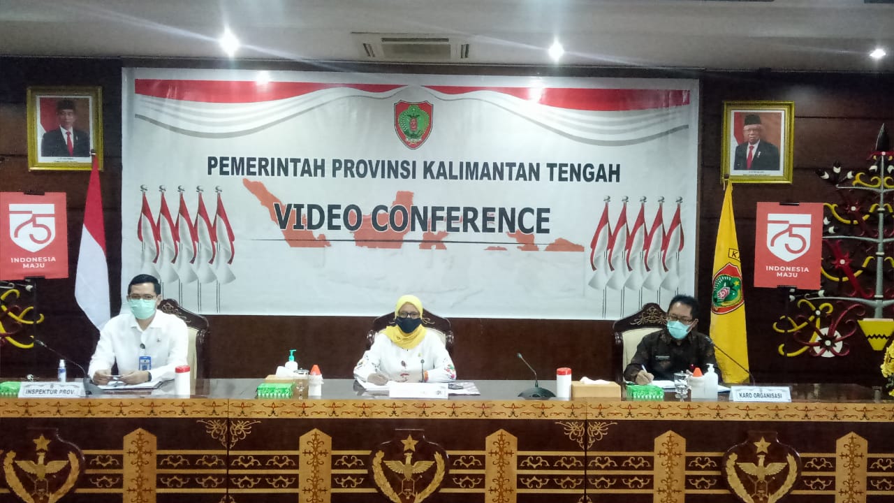 Asisten Administrasi Umum Setda Kalteng Ikuti Rakornas Implementasi Reformasi Birokrasi dan Rakernas FORSESDASI Tahun 2020