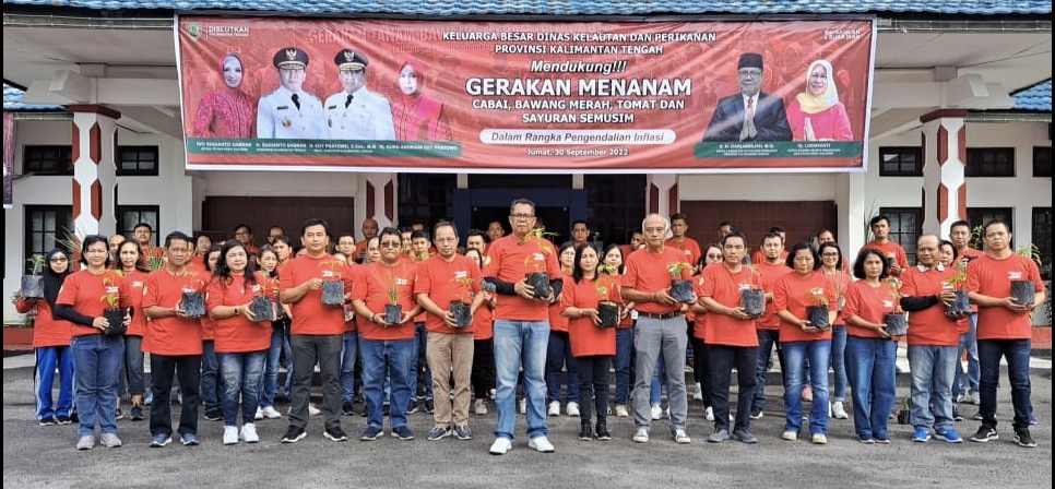Dukung Pengendalian Inflasi, Dislutkan Kalteng Lakukan Penanaman Cabai 