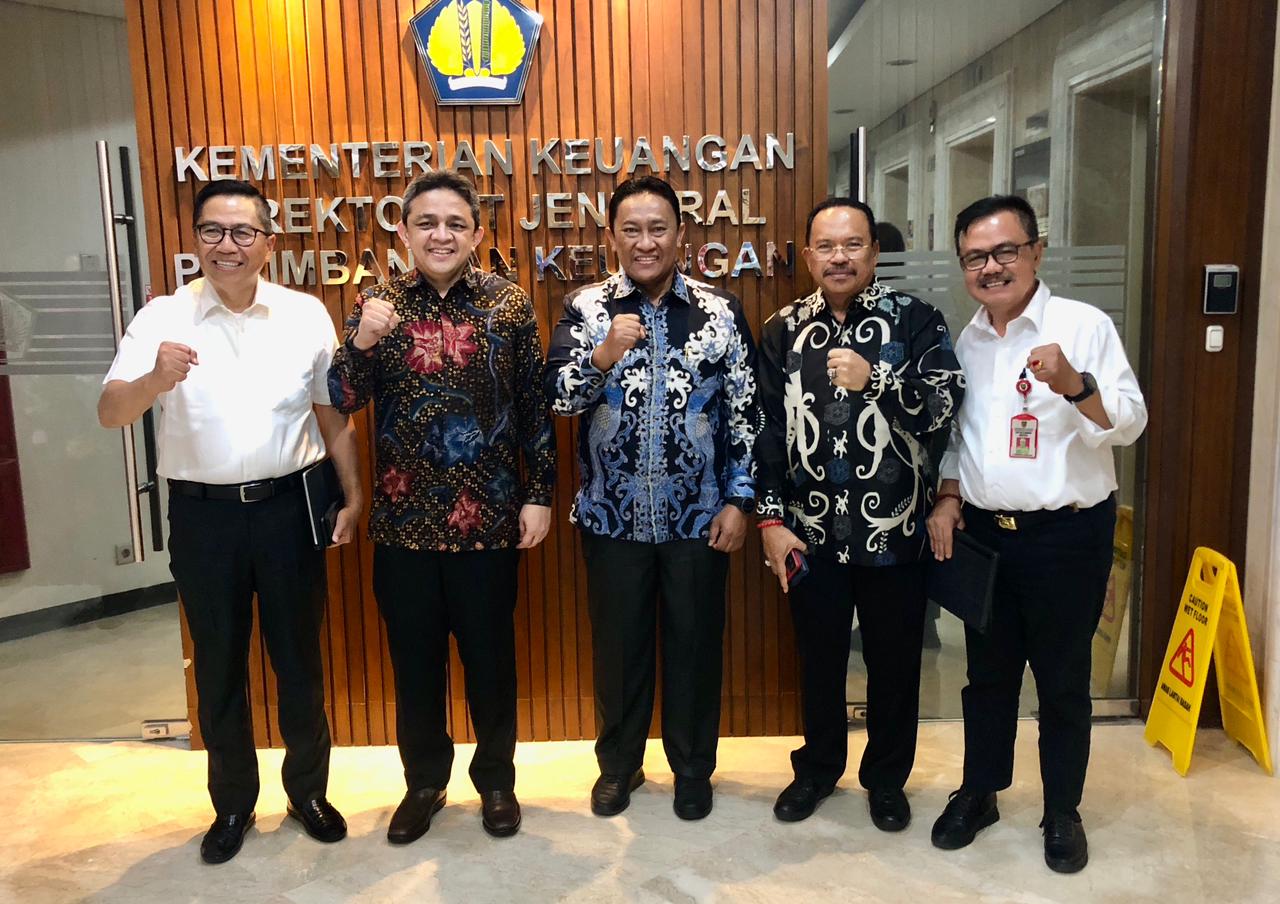 Bahas Penggunaan DBH-DR, Wagub Kalteng Edy Pratowo didampingi Pejabat Terkait Temui Dirjen Perimbangan Keuangan Daerah Kemenkeu