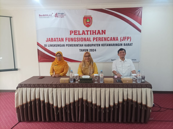 BKPSDM Kobar Gelar Pelatihan Jabatan Fungsional Perencana