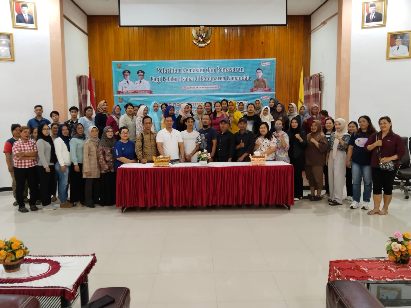 Disdagperin Prov. Kalteng Adakan Pelatihan Bagi Pelaku Usaha di Kabupaten Lamandau