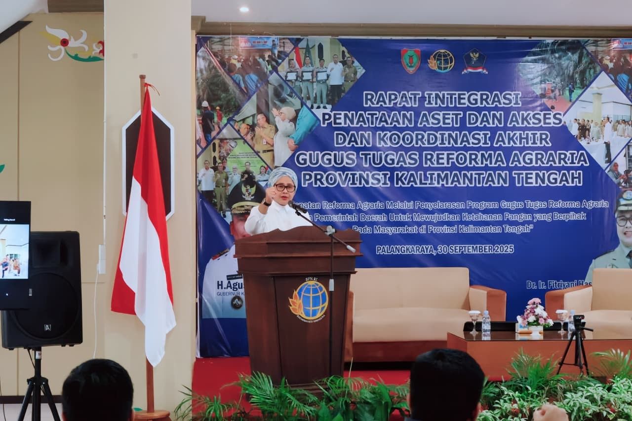 Pemprov Kalteng Dorong Reforma Agraria Optimal Lewat Rakor GTRA 2025
