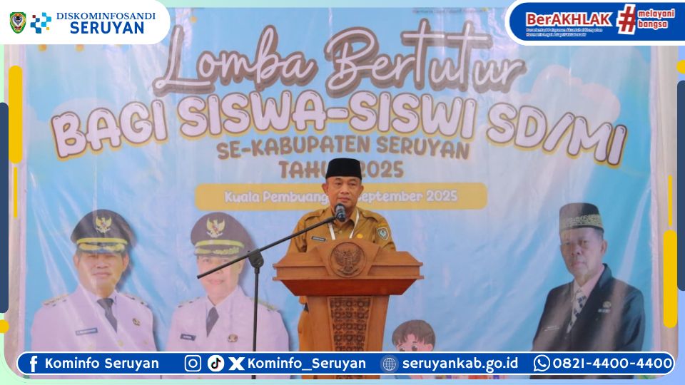 Tingkatkan Budaya Literasi, Pemkab Seruyan Gelar Lomba Bertutur Siswa SD/MI