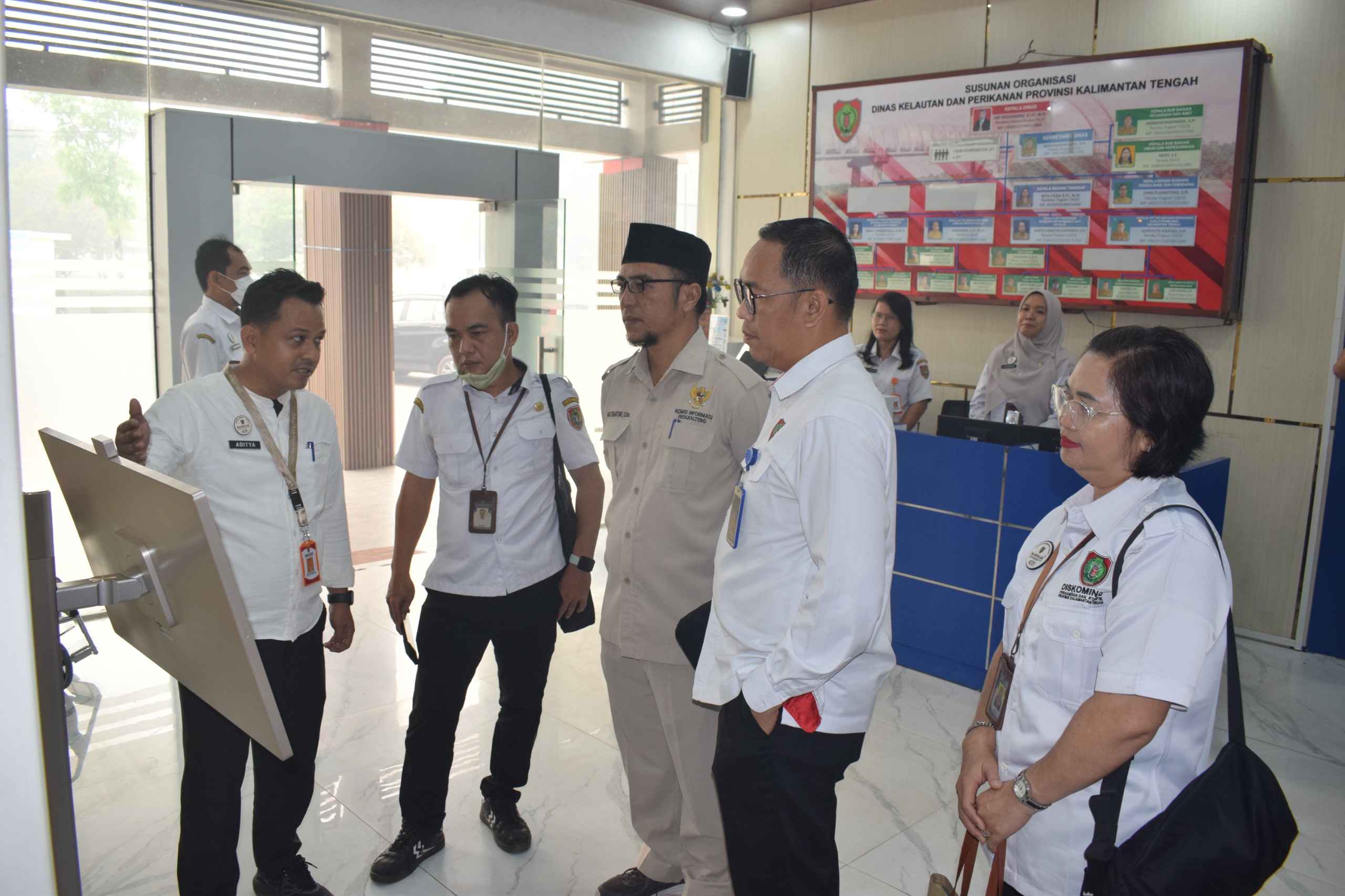 Perkuat Sinergi Keterbukaan Informasi Publik, Dislutkan Prov. Kalteng Terima Kunjungan Komisi Informasi