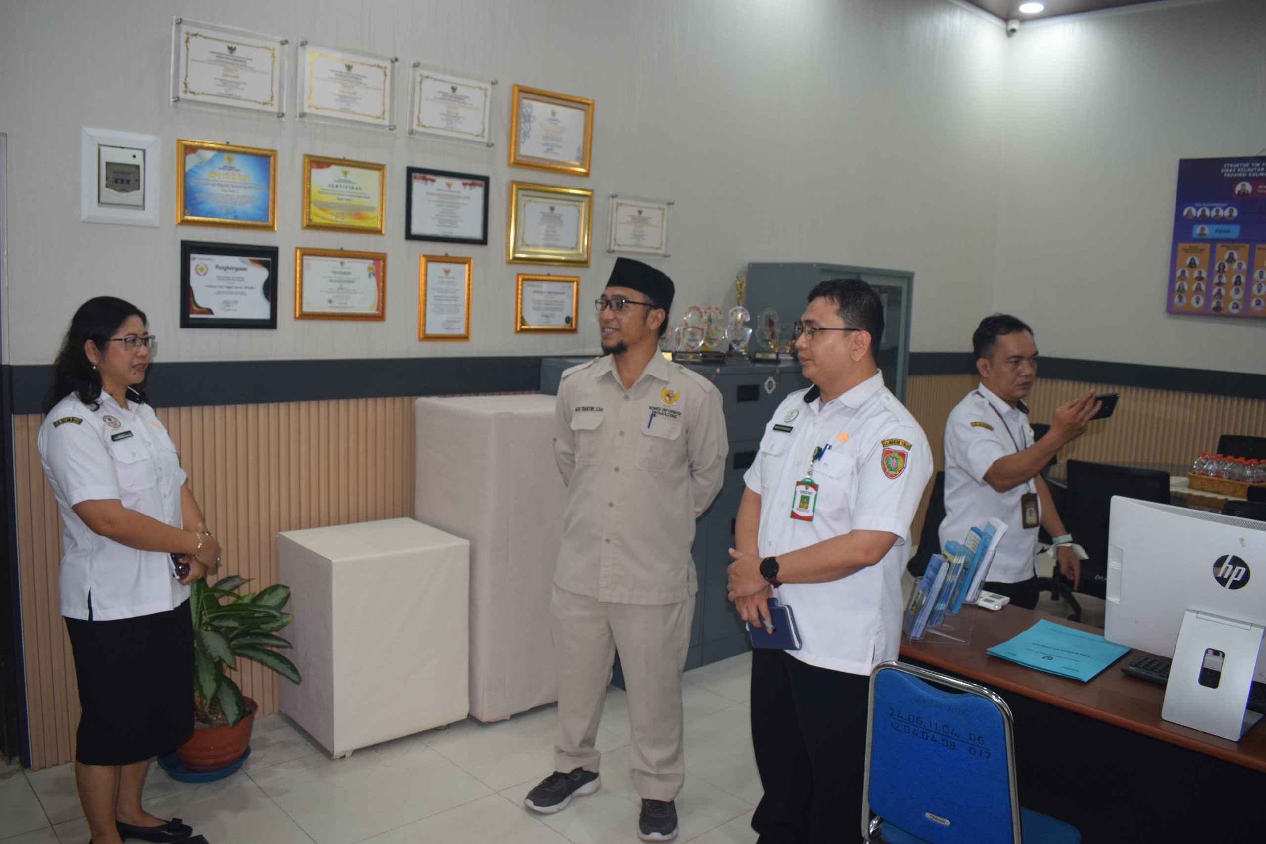 Perkuat Sinergi Keterbukaan Informasi Publik, Dislutkan Prov. Kalteng Terima Kunjungan Komisi Informasi