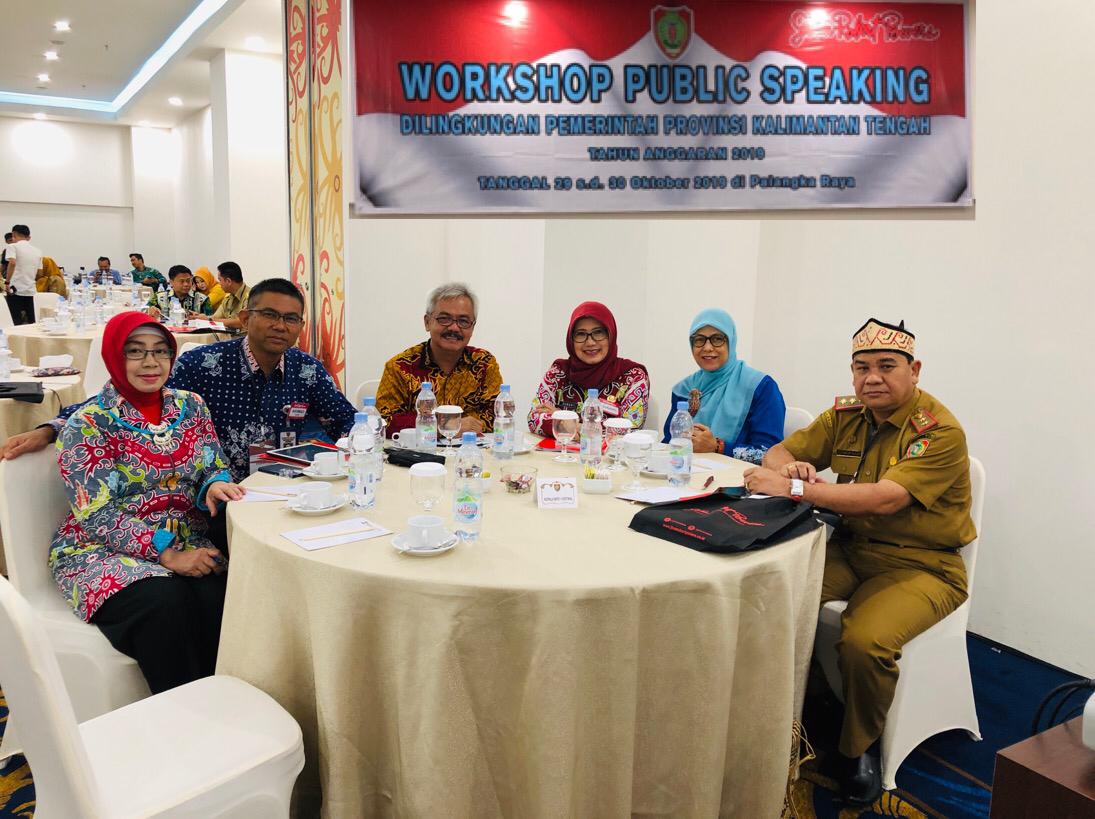 Tingkatkan Komunikasi Publik ASN, Pemprov Kalteng Gelar Workshop Public Speaking