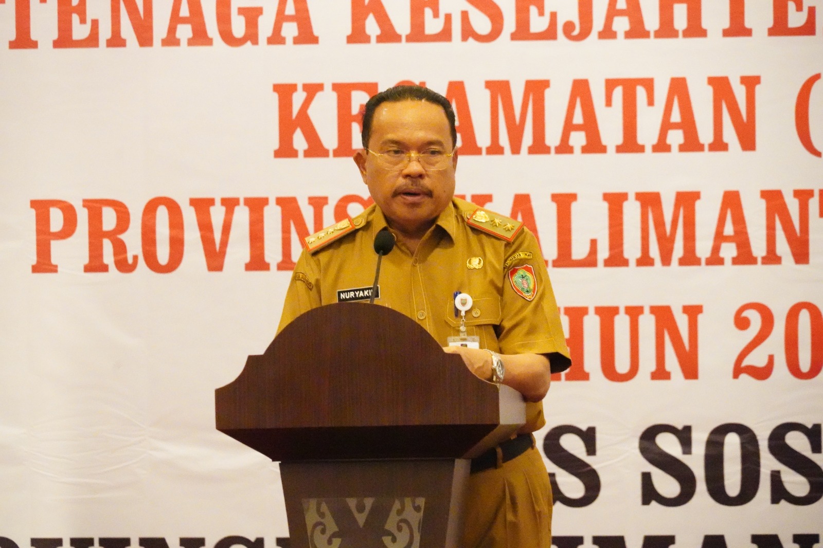 Sekda Nuryakin : TKSK Bentuk Nyata Partisipasi Masyarakat Dalam Penyelenggaraan Kesejahteraan Sosial