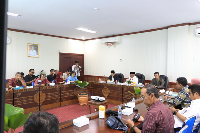 Plt. Sekda H. M Katma F. Dirun Sampaikan Rilis Kesiapan Penyelenggaraan MTQ VII KORPRI Tingkat Nasional Tahun 2024 di Kota Palangka Raya