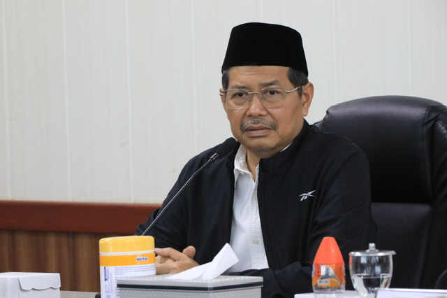 Plt. Sekda H. M Katma F. Dirun Sampaikan Rilis Kesiapan Penyelenggaraan MTQ VII KORPRI Tingkat Nasional Tahun 2024 di Kota Palangka Raya